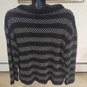 Black and White Women's Sweater